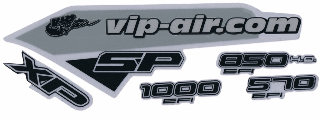 Pair of Polaris Sportsman Reflective Stickers (Left and Right)