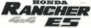 Autocollant Honda Rancher ES UN-94