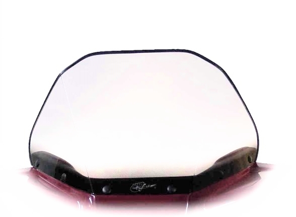 [VI-995] VI-995 - Polycarbonate Clear Windscreen 6 Holes 13'' UN-94