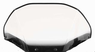 [VI-999-91] VI-999-91 - Polycarbonate Clear Windscreen 12'' 8 Holes 