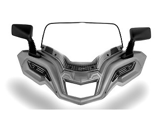 51-911-4570-PS17 Polaris Sportsman 850 Métallique Titanium 2020-2023 PS-17 